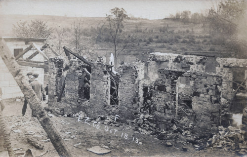 EZ Mill fire, Sage Street, 1913.